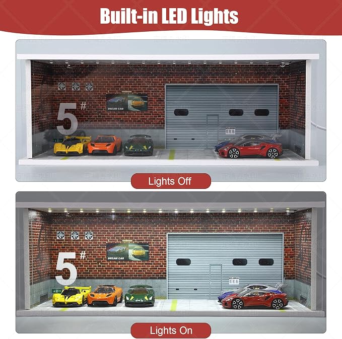 Display Case for Hot Wheels: Stackable Parking Garage for 1/64 Scale Matchbox - Image 3