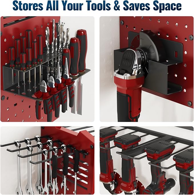 Tomorotec Wall-Mounted Power Tool Storage Rack - Image 4