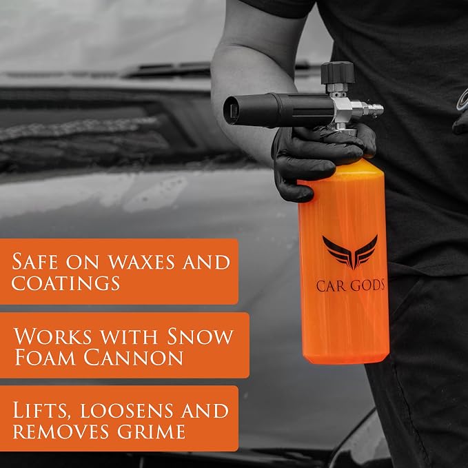 Car Gods Arctic Storm Super Thick Snow Foam Shampoo Orange Scent 170 Fl Oz - Image 4