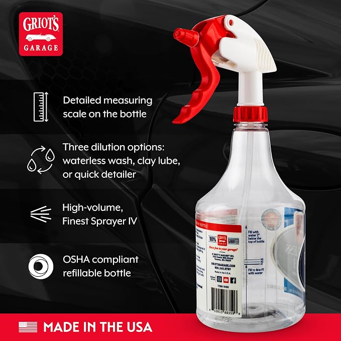 Griot's Garage Rinseless Wash Secondary Bottle - Image 3