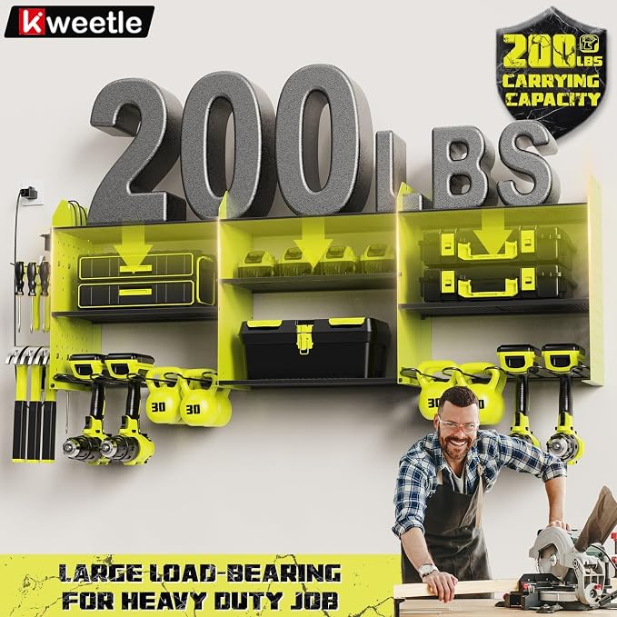 45" Power Tool Organizer Wall Mount - Image 4