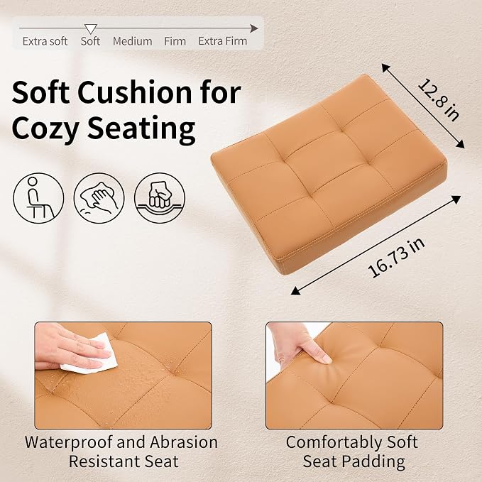Rolling Stool Adjustable Height Multifunctional Nail Tattoo Vanity Massage Stool - Image 3