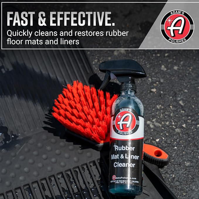 Adam's Polishes Rubber Mat & Liner Cleaner Protectant & Rubber Floor Mat - Image 3