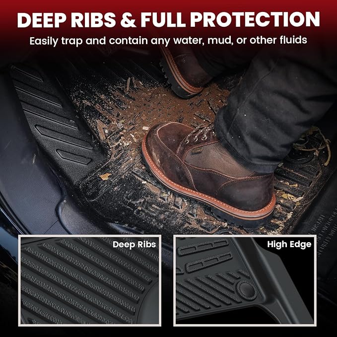 LASFIT Floor Mats Fit for Mercedes Benz GLS 2017-2019 350d / 450/550 / 63 AMG - Image 2