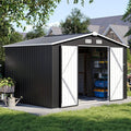 Aoxun 9.4x7.3x6.5 FT Outdoor Storage Shed by Aoxun