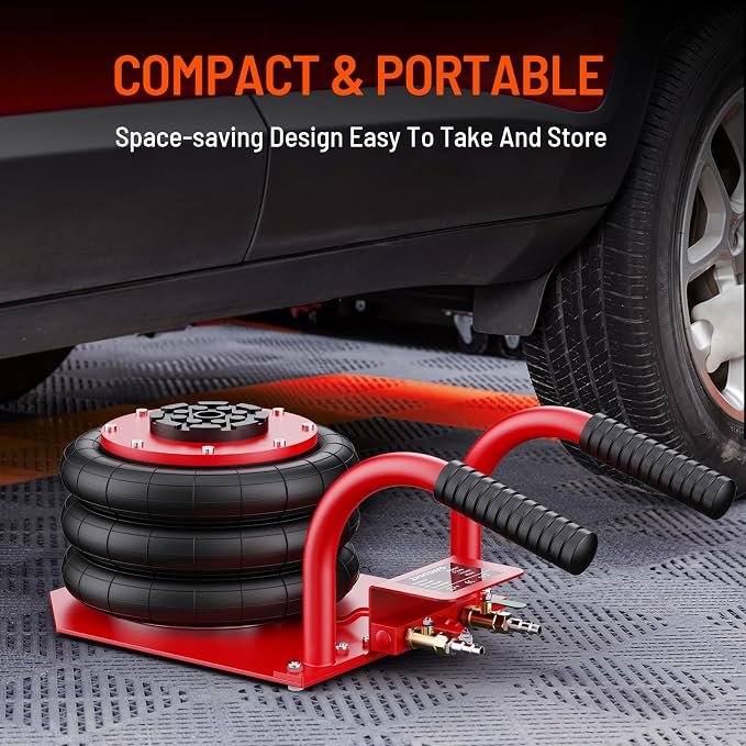 Air Jack, 3 Ton/6600 lbs Car Jack, 3-5 s Fast Lifting Pneumatic Jack - Image 4