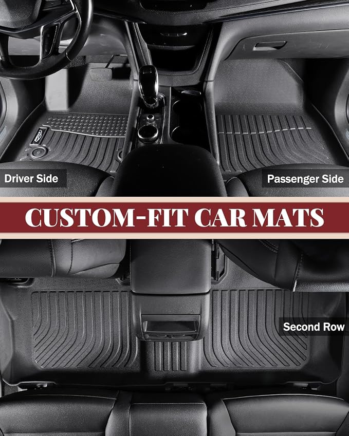 Icyhaws® Floor Mats for Buick Envision 2021 2022 2023 2024 2025 | All Weather - Image 2