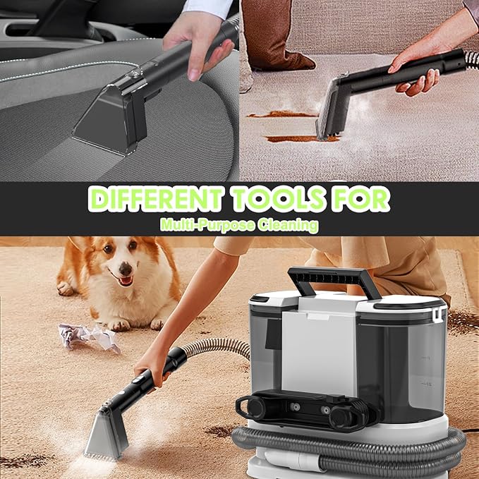 Portable Carpet & Upholstery Cleaner, Deep Cleaning - Image 6