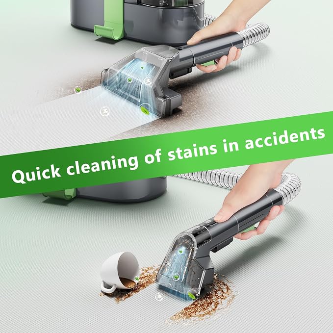 Carpet Cleaner Machine, 18Kpa Portable Carpet Spot and Upholstery Cleaner - Image 3