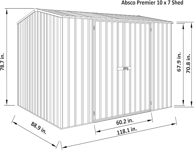 Premier Storage Sheds, DIY Backyard Shed, Utility Tool Storage, Weather & Wind - Image 9