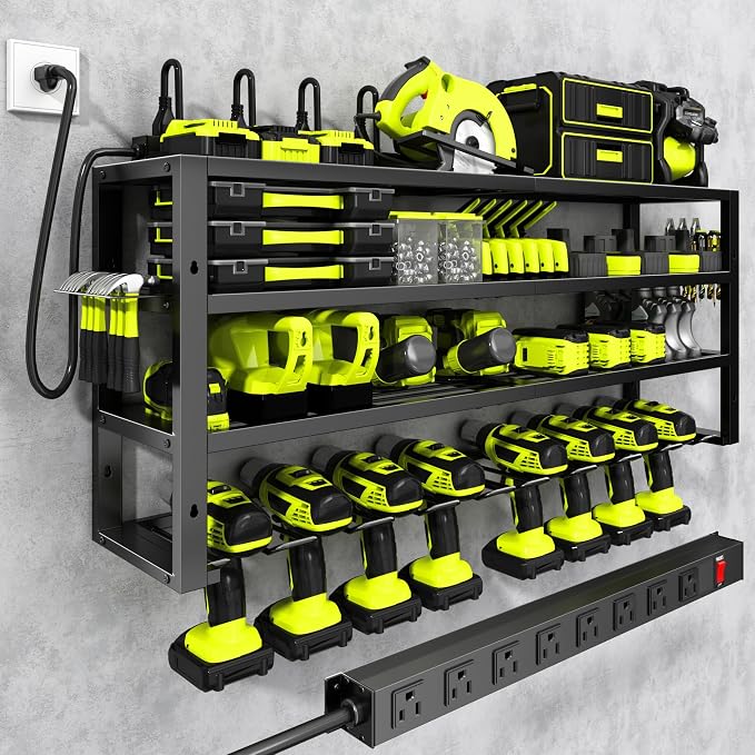 Large Power Tool Organizer Wall Mount by CFMASTER