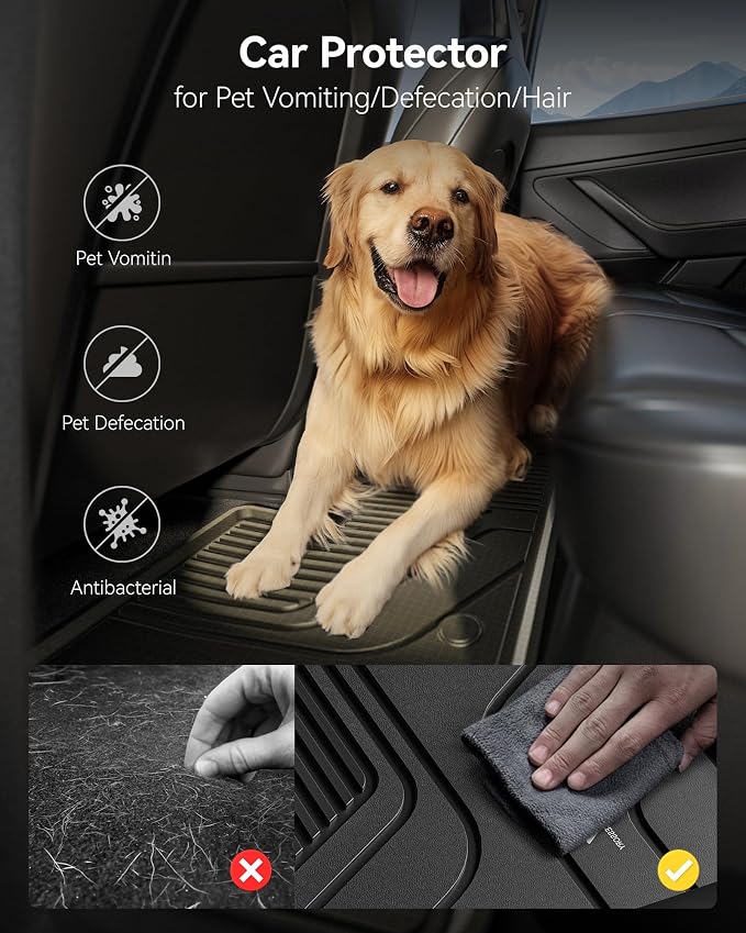 3W Cargo Liner Fit for Honda Pilot 2023-2025 TPE Custom Fit All Weather Honda - Image 6
