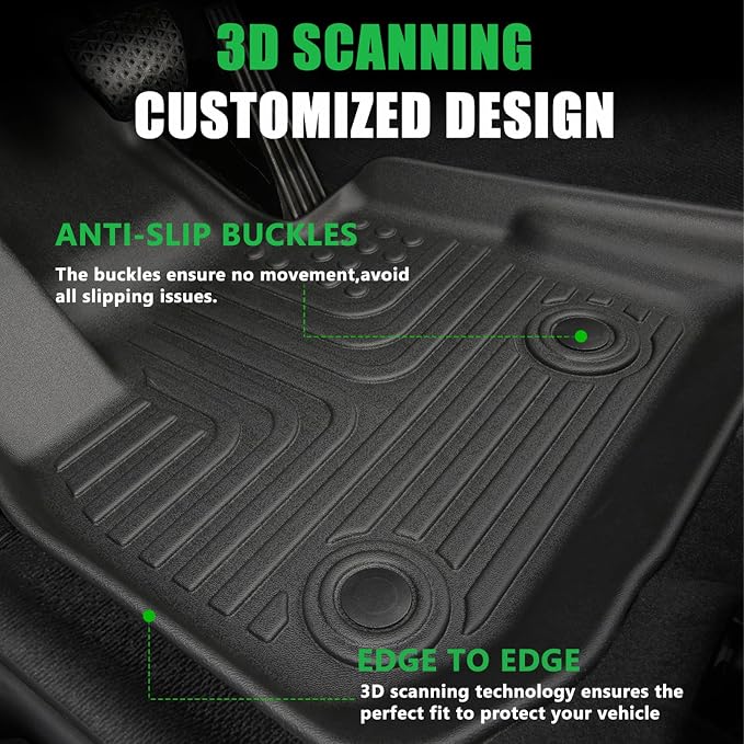 for Cadillac XT5 Floor Mats 2025 2017-2024, Car Mats - Image 2