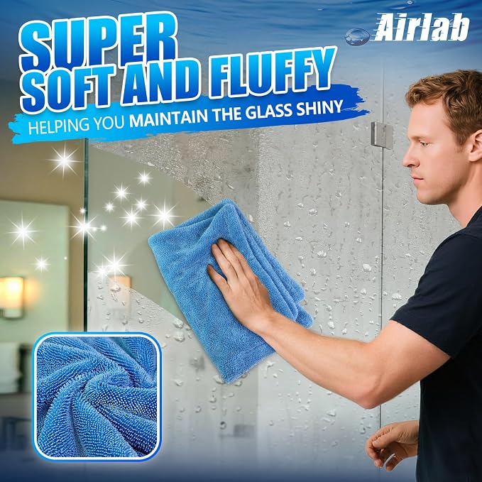 Airlab Microfiber Towels for Cars Wash Drying Towel Detailing Cloth, Ultra - Image 8