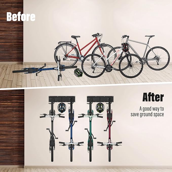 Sinoer Bicycle Wall Rack, Wall Mount - Image 6