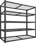 MUPATER 35.8" W x 18.1" D x 72" H Metal Storage Shelves, Standing Utility Shelf by MUPATERHome