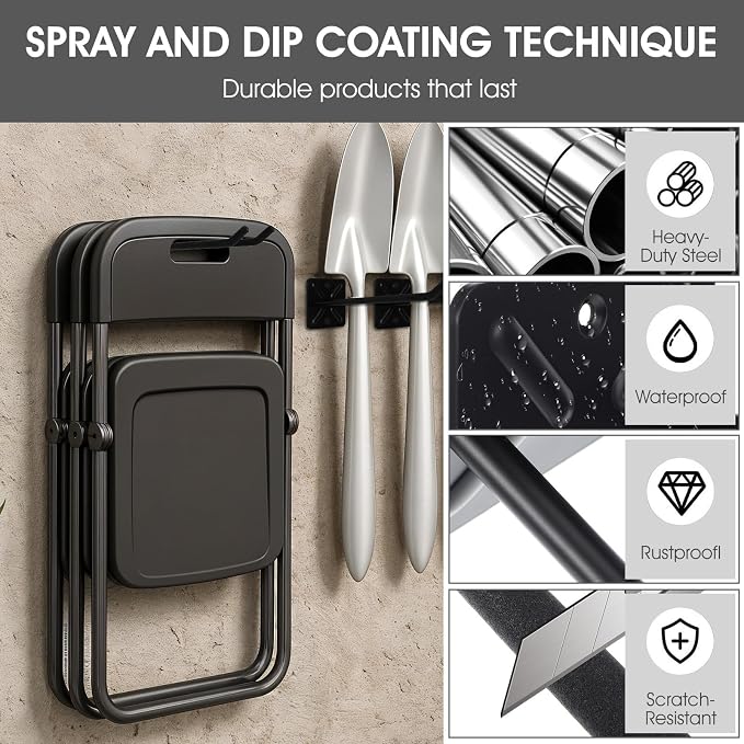2Pcs Garage Hooks Heavy Duty Tool Organizer, Wall Mount Utility Multi-Use - Image 4
