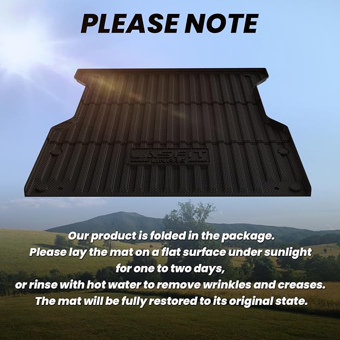 LASFIT Bed Mat for Toyota Tacoma 2024 2025 Truck Bed, All Weather 6 ft Car Bed - Image 8