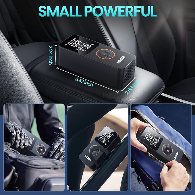 Tire Inflator Portable Air Compressor-Air Pump 20000mAh & 150PSI Cordless - Image 4