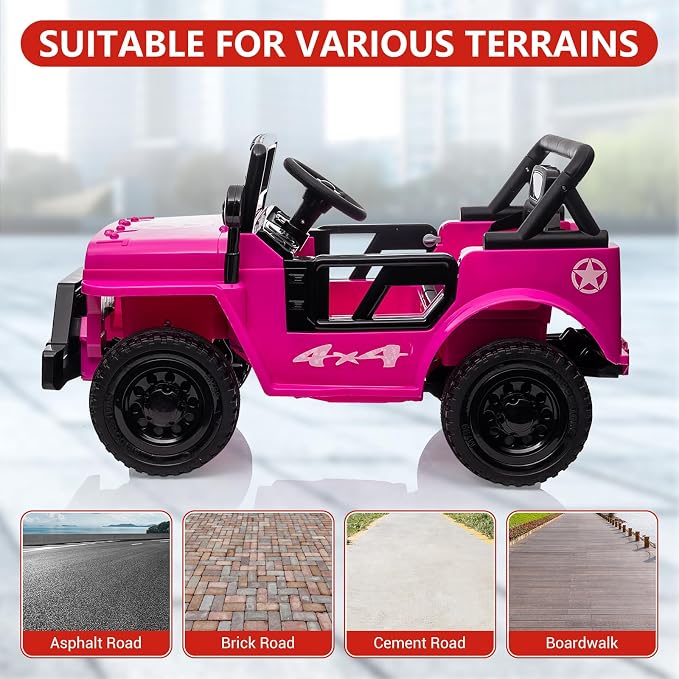 Ride On Car, 12V Electric Car for Kids - Image 4