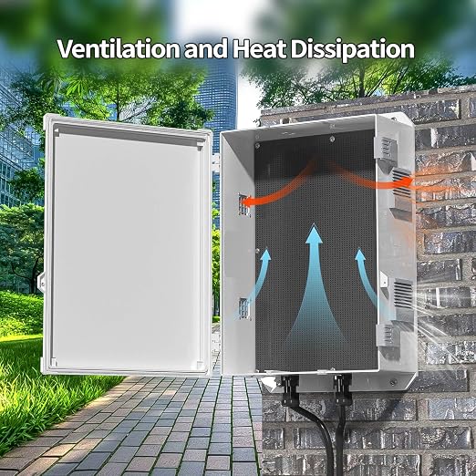 Outdoor Electrical Junction Box, ABS Water Resistant Enclosure - Image 4