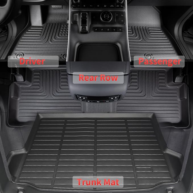 Wayhigh-All Weather Floor Mats Fit - Image 3