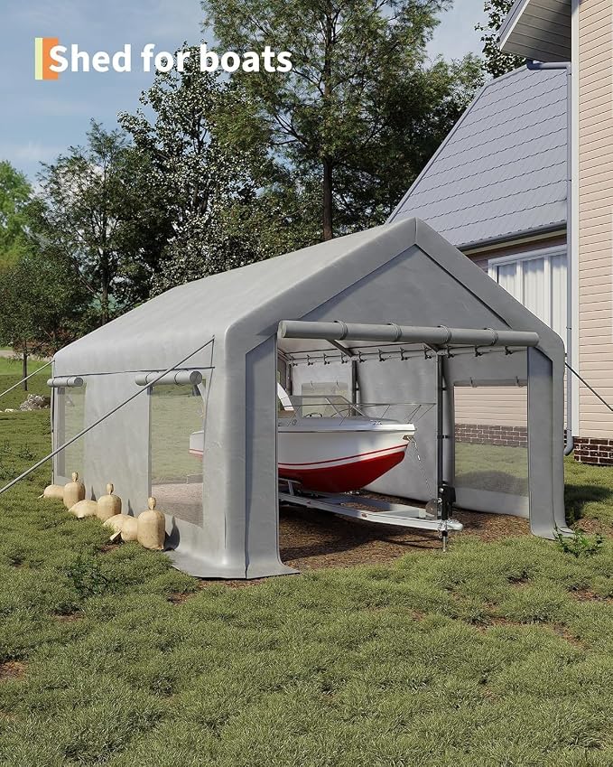 12 x 20FT Heavy Duty Carport - Image 8
