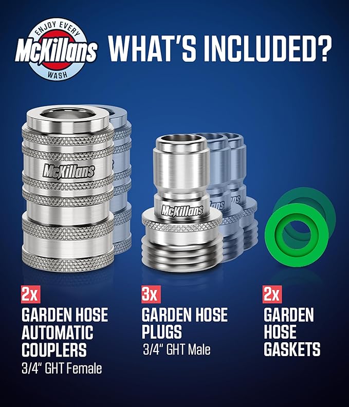 McKillans® 2025 Automatic Garden Hose Quick Connect - Image 4