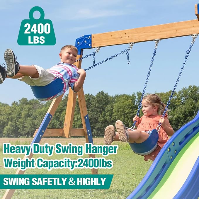 BETOOLL Swing Hangers with Bearing, Heavy Duty Porch Swing Hanging Kit - Image 4