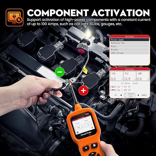 Power Circuit Probe Tool, Automotive Circuit Tester, 12-24V Electrical Short - Image 5