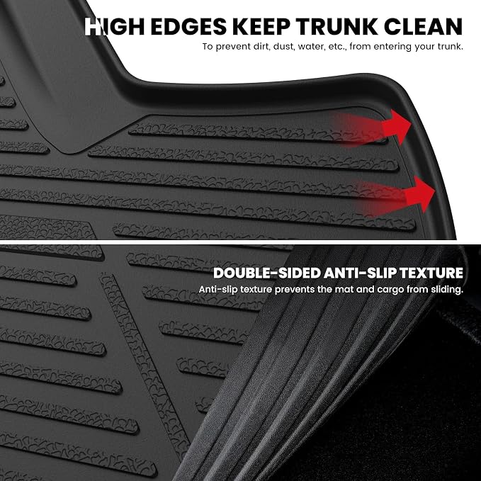 LASFIT Trunk Mat for Honda Civic Sedan 2022-2026 & Civic Sedan Hybrid 2025-2026 - Image 5