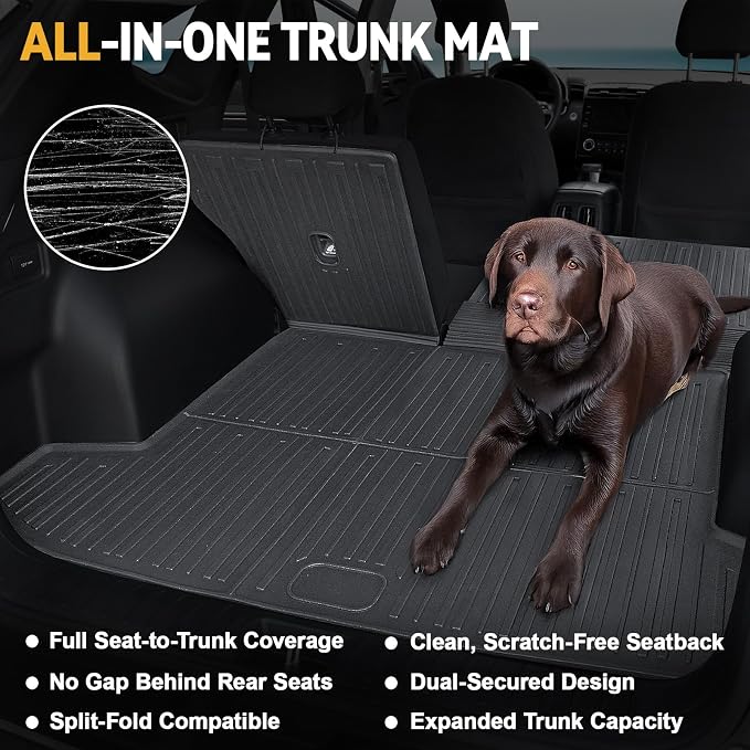 Floor Mats Set for 2022-2025 Hyundai Tucson Gas, Full Coverage All Weather - Image 6