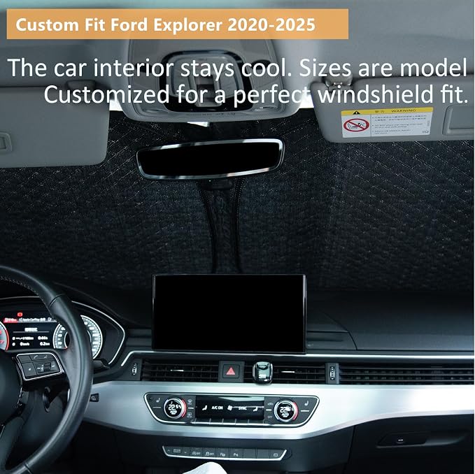 5 Layers Thick Car Windshield Sun Shade - Image 2