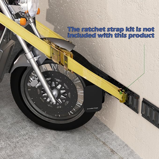Motorcycle E-Track Wheel Chock, E Track Dirt Bike Wheel Chock fits tire 2" to 6" - Image 7