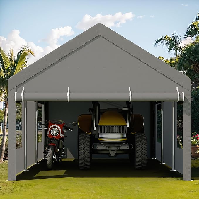 JY QAQA 10x20 FT Heavy Duty Carport - Image 7