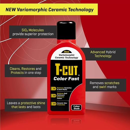 T-Cut Light Red Scratch Remover Color Fast Paintwork Restorer Car Polish - Image 4