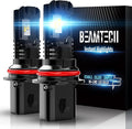 BEAMTECH Bulb, 9007 Fog Light Bulbs Powersports Light Bulb Fanless in Line by BEAMTECH
