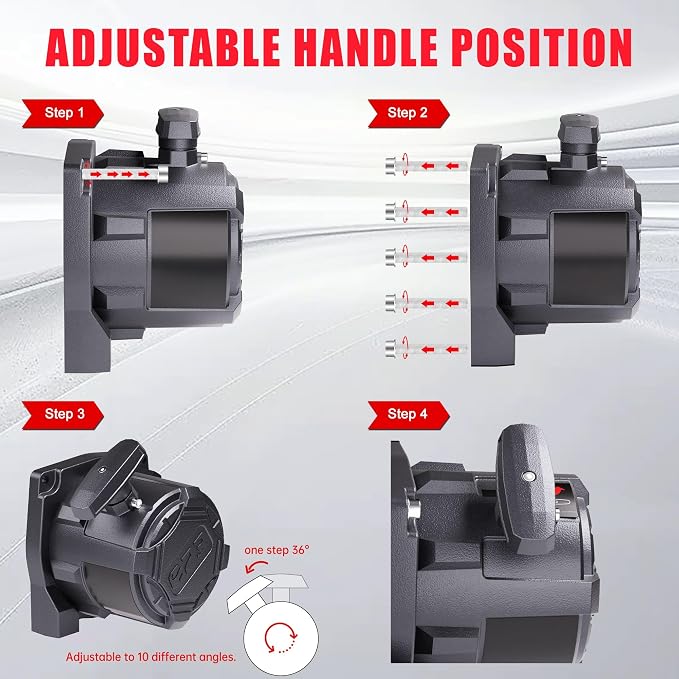 OPENROAD 10000 lb. Waterproof IP68 Electric Winch, 12V Electric Truck Winch - Image 8
