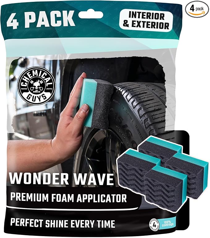 Chemical Guys Wonder Wave Durafoam Contoured Large Tire Shine & Dressing by ChemicalGuys