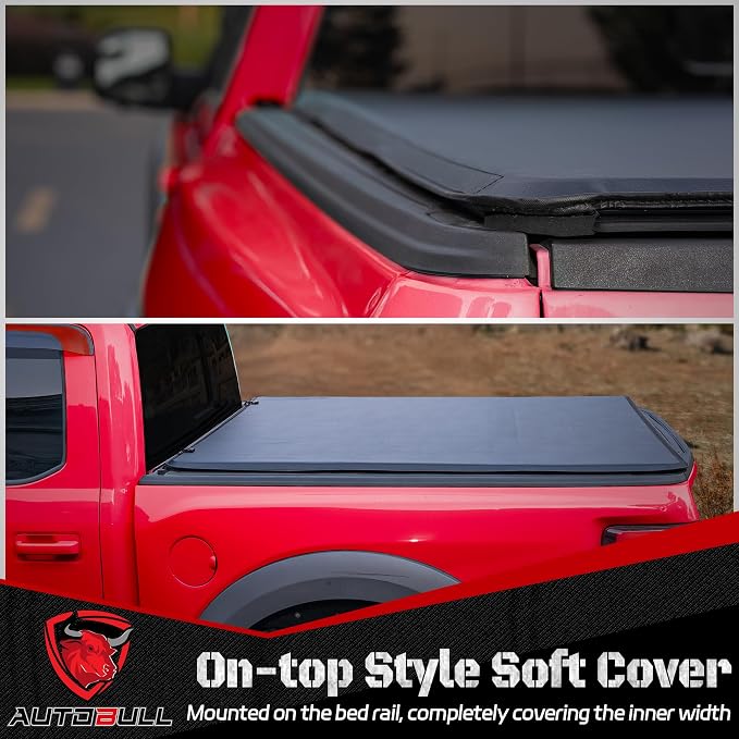 Soft Tri Fold tonneau Cover Compatible - Image 2