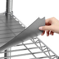 Shelf Liners for Wire Shelf System: Set of 5 in Graphite: 14 x 30 inch: Plastic by Sterling+Shelf+Liners