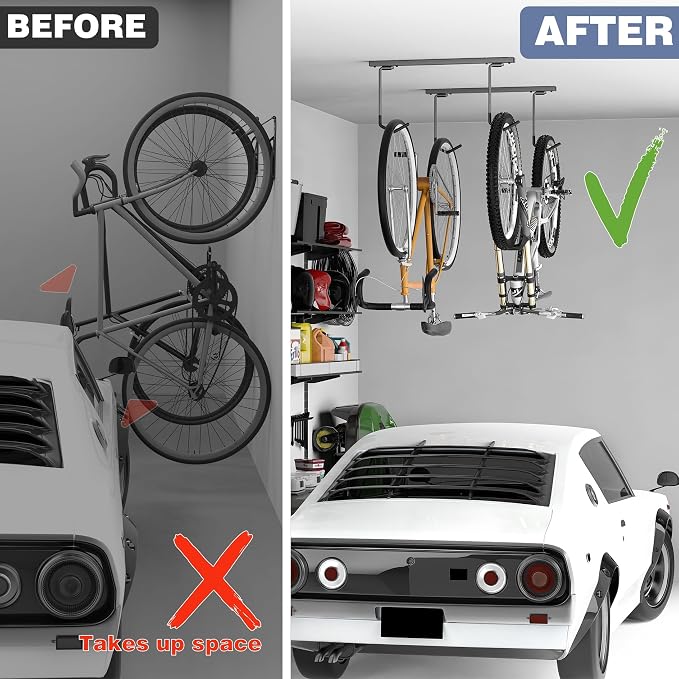 WALMANN Ceiling Mounted Bike Rack - Image 4