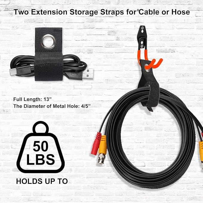 Garage Hook Heavy Duty Wall Storage Hangers, 32 Pack Garage Storage Hooks Steel - Image 3