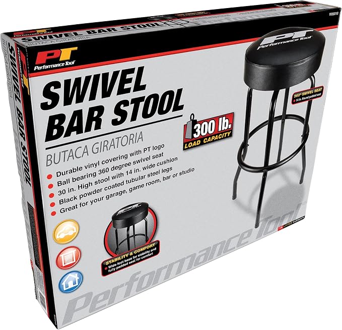 Performance Tool W85010 Swivel Seat Bar Stool - Image 8