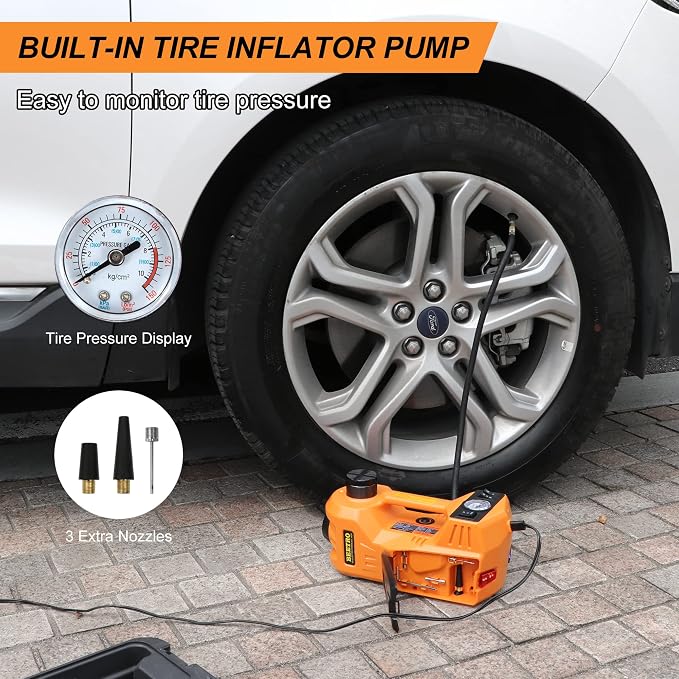 BEETRO Electric Car Jack Kit 5 Ton 12V - Image 6