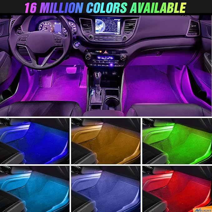 Nilight RGB LED Car Interior Stripe Light - Image 7