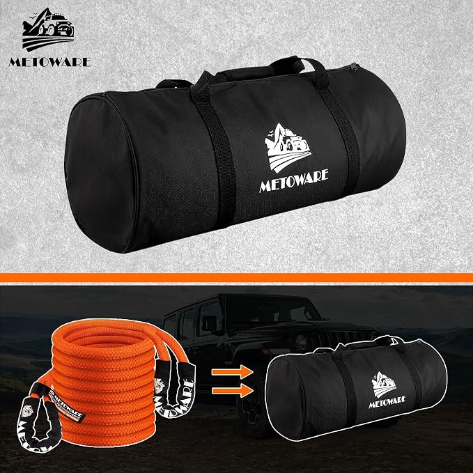 METOWARE Kinetic Recovery Rope 35, 000 LBS Heavy Duty Offroad Recovery - Image 6