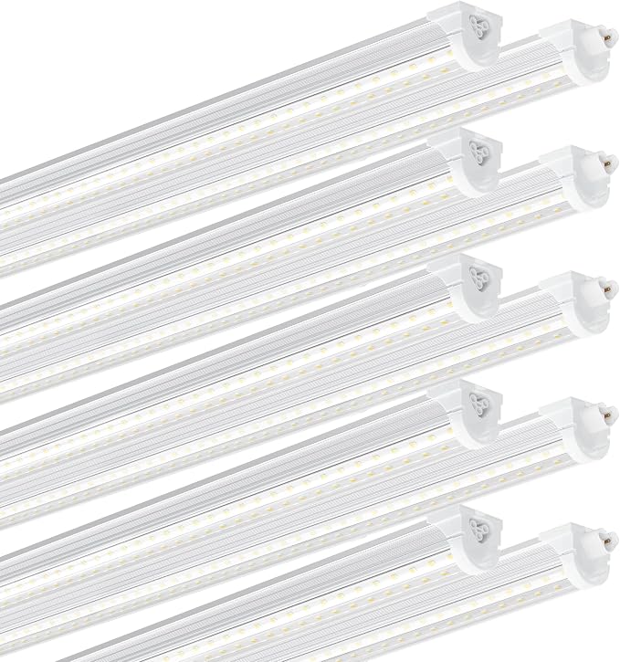 Ensenior 10 Pack 4 FT Led Shop Lights, 5000K Daylight, 5000LM Super Bright by Ensenior