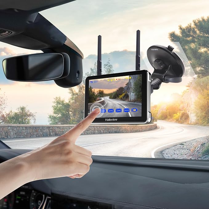 Haloview Byte Tango BT6 Touch RV Backup Camera Wireless 2.4G Digita FHD 1080P - Image 4