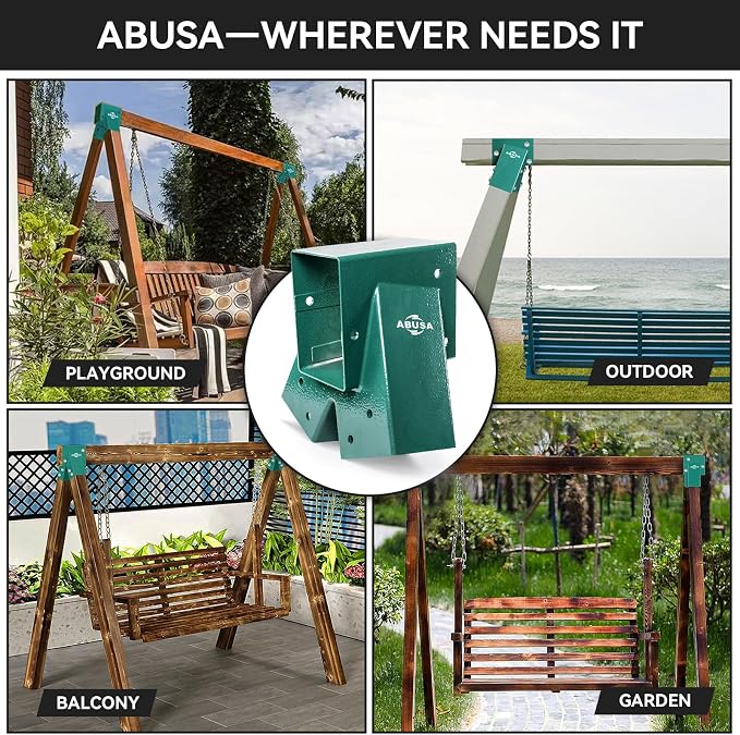 Heavy Duty Swing Sets Brackets Including 2 A-Frame Swing Set Brackets and 4 - Image 8